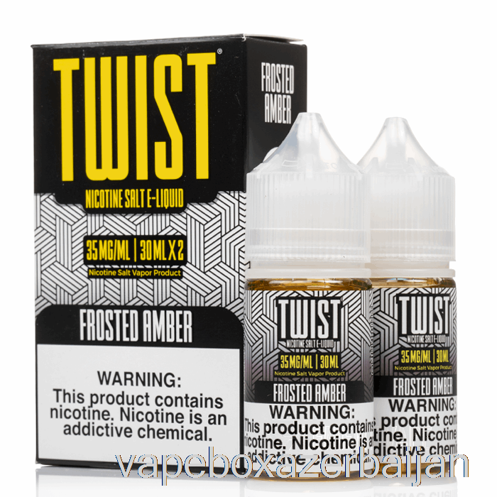 Vape Smoke Frosted Amber - Twist SALT E-Liquid - 60mL 35mg